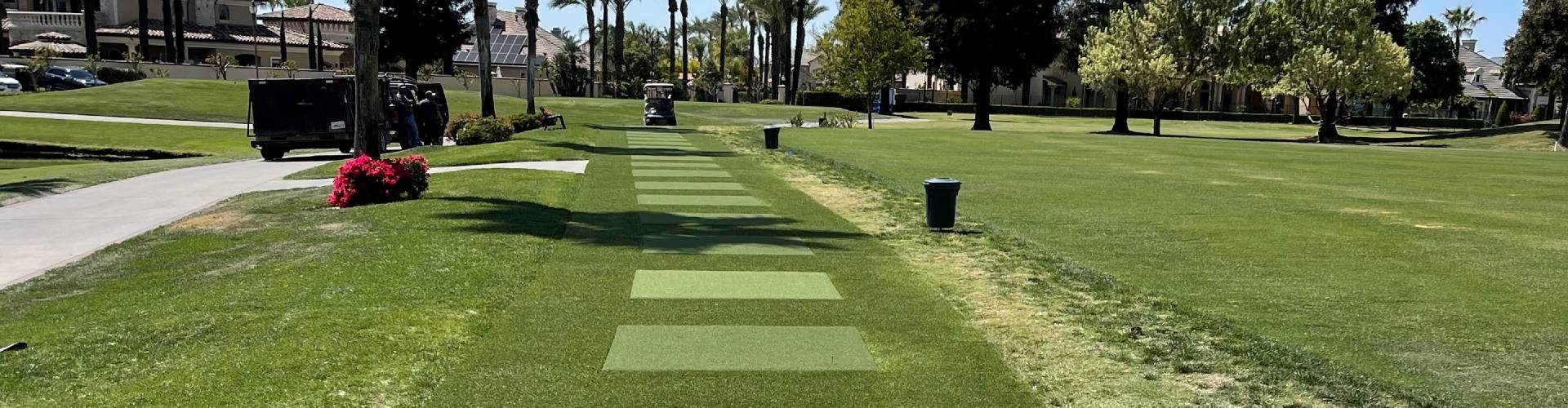 Artificial Grass Tee Lines in Albuquerque